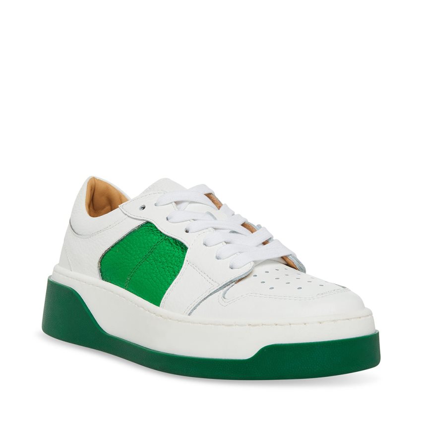 Zapatillas Steve Madden Joey Mujer Blancas Verde | ES BPS860